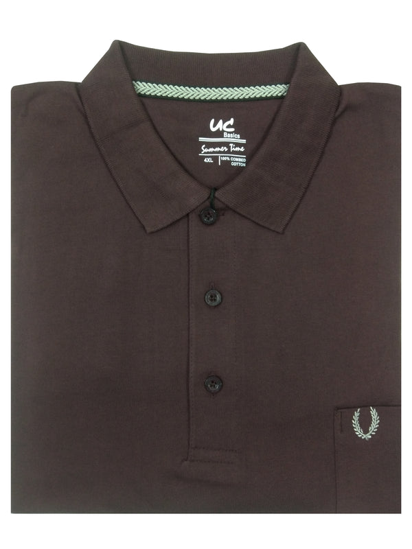 Plain Polo - Brown