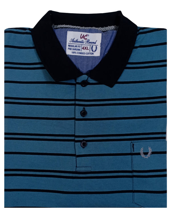 Polo Stripes - Blue Multi Lining