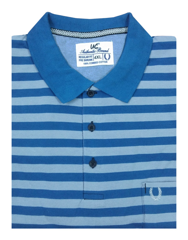 Polo Stripes - Blue Medium Lining