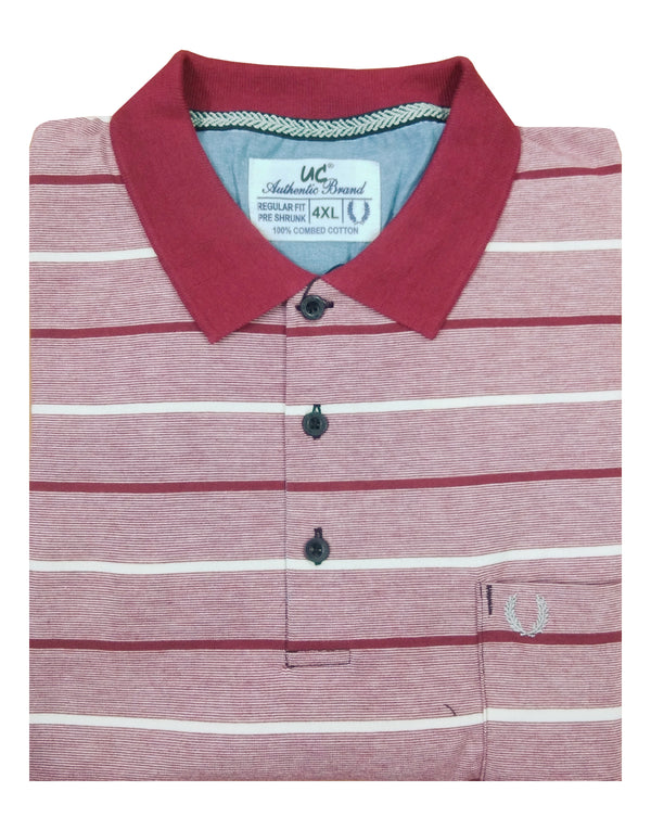 Polo Stripes - Red Multi Lining