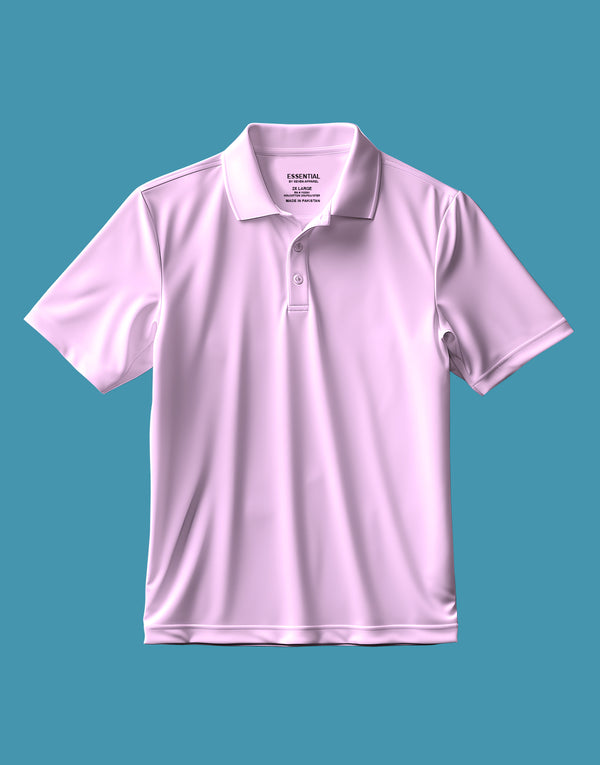 Plain Polo - Light Pink