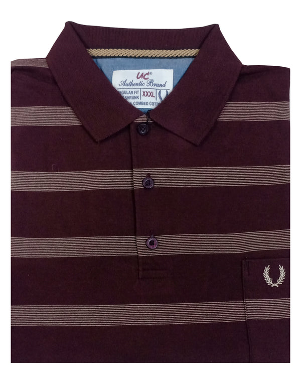 Polo Stripes - Brown Multi Lining