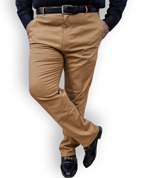 Cotton Pant - Caramel Brown