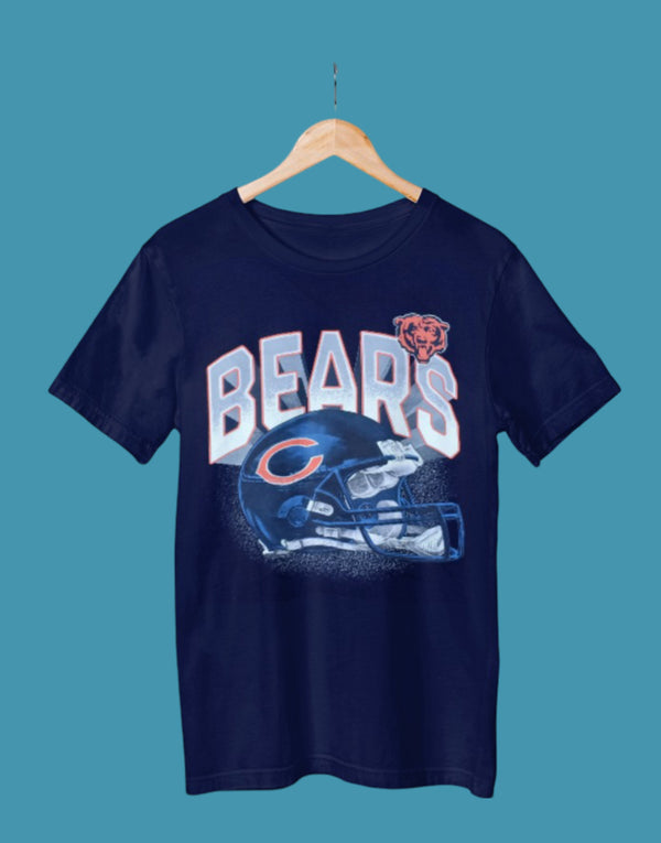 Printed Tees - Navy Blue - Bear