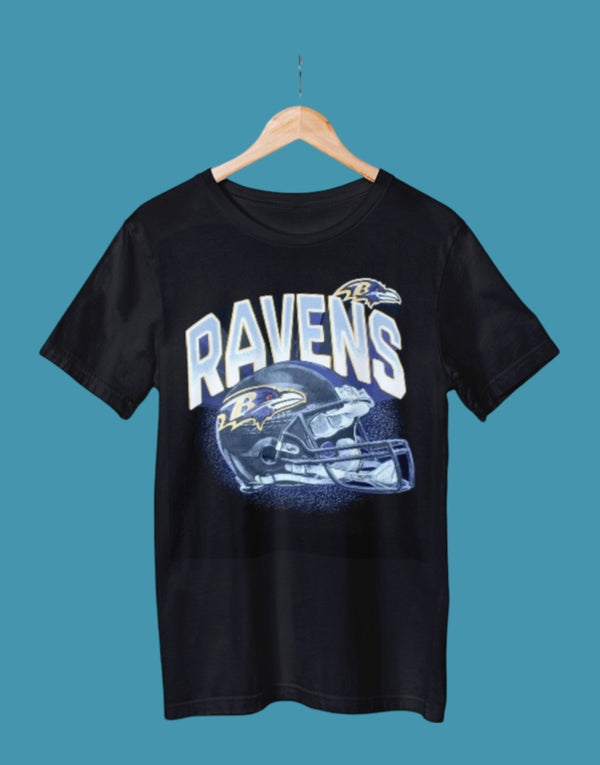 Printed Tees - Black - Ravens