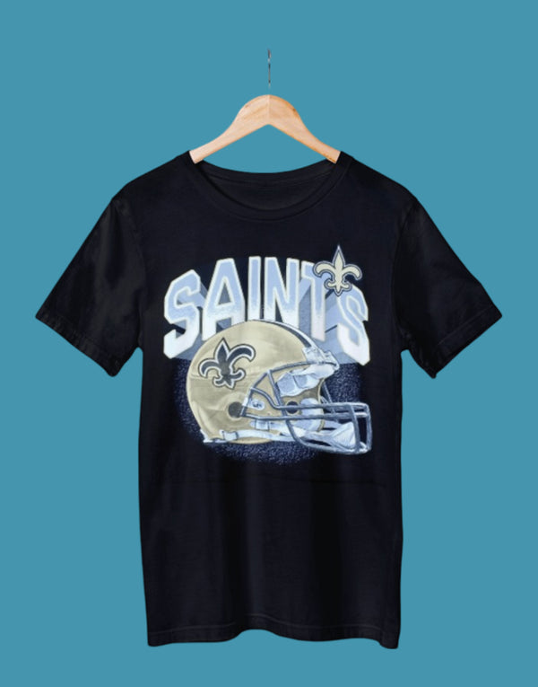 Printed Tees - Black - Saints