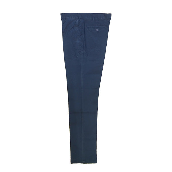 Classic Navy Blue Cotton large size men formal trouser pants