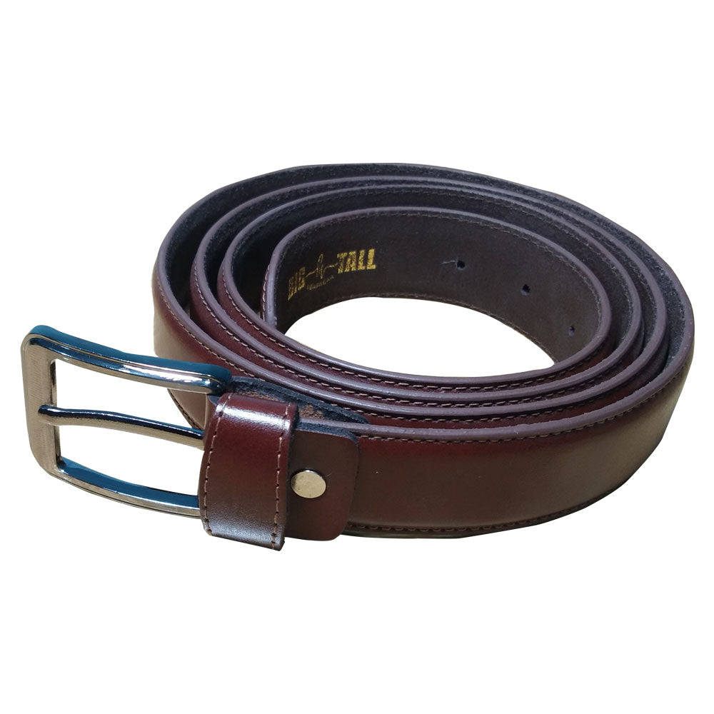 Maroon Leather Belt