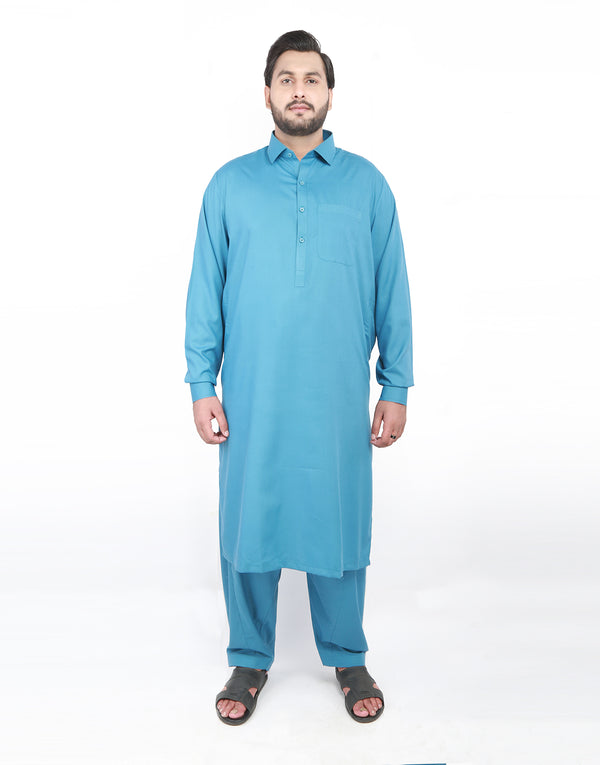 Kameez Shalwar - Premium Turquoise