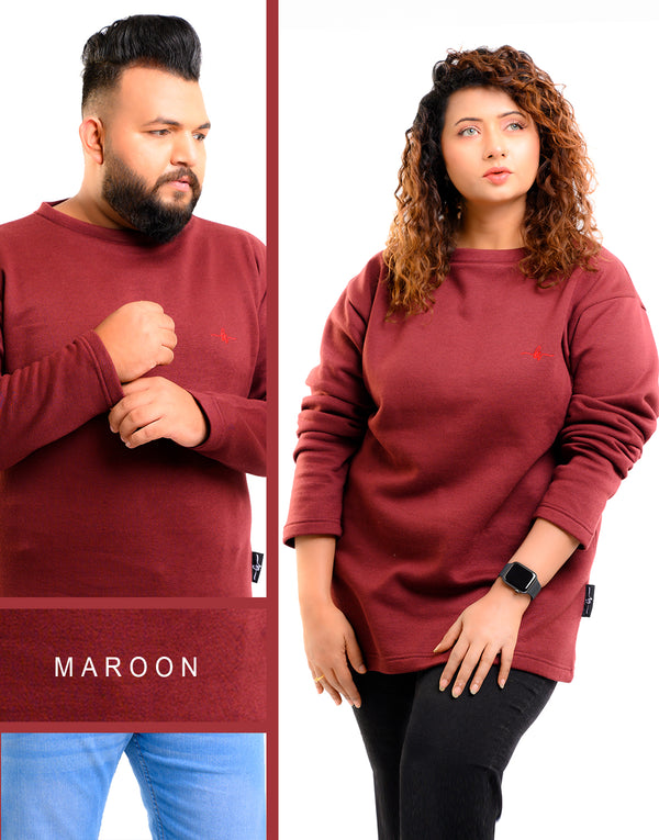 Basic Sweatshirt - Maroon