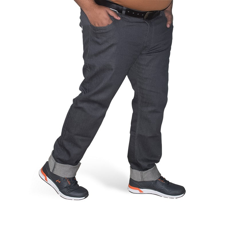 Dark Grey Jeans large size men formal jeans pants