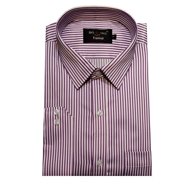 Lavender large size men formal shirts