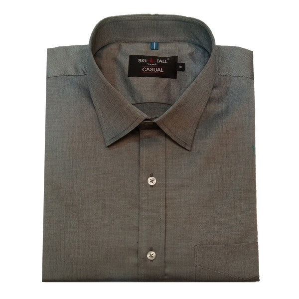 Navy Blue Polka Dots large size stylish semi casual shirt for men